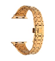 Apple Watch 40mm Uyumlu Kordon Paslanmaz Metal Çift Renkli Zore KRD-83 Kayış