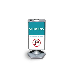 Sıemens  Reklam ve Yönlendirme Uyari Dubasi A Tabela Gri