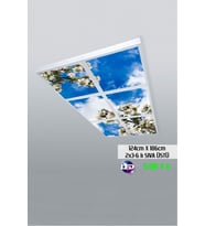 124cm X 186cm-altılı- Led-sıva Üstü-324 Watt-okul Led Aydınlatma-avize Modelleri-led Işık