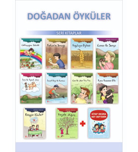 1.Sınıflar İçin Doğadan Öyküler Dizisi + Kitap Okuma Not Defteri (Karışık)