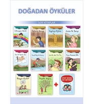 1.Sınıflar İçin Doğadan Öyküler Dizisi + Kitap Okuma Not Defteri (Karışık)