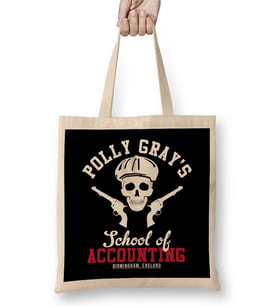Peaky Blinders Polly Grays School Of Accounting Bez Çanta Uzun Saplı