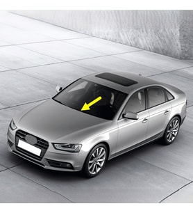Audi A4 2013-2015 Ön Cam 8K1955407A Sol Sürücü Silecek Kolu