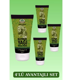 Ibn-I Sina Kuyruk Yağı Masaj Kremi 50ML x 4 Adet