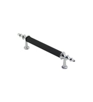 10 ADET KROM - SİYAH BORU KULP 9.6CM (5680)
