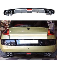 Renault Megane 2 HB Difüzör Arka Tampon Eki 4 Egzoz Çıkışlı