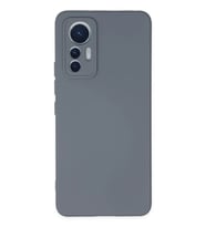 Mey İthalat® Mi 12 Lite Kılıf Nano içi Kadife Silikon - Gri