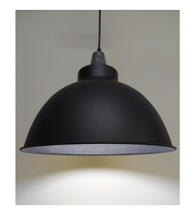 Mylights Retro Siyah İçi Siyah Sarkıt Avize Krom Askılı (427523098)