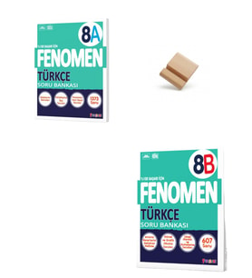 Fenomen LGS 2027 A ve B Türkçe Soru Bankası + Telefon Standı