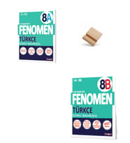 Fenomen LGS 2027 A ve B Türkçe Soru Bankası + Telefon Standı