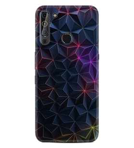 Casper Via X20 Kılıf Silikon Desen Renkli Prizmalar 1783