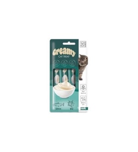 M-Pets Creamy Somon Balıklı Ve Biftekli Sıvı Kedi Ödülü 15 gr x 4 (Çok Renkli)