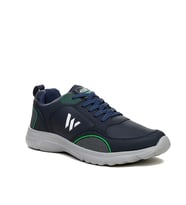 Magg-Point 571 Lacivert_Yeşil Erkek Sneaker Günlük Spor Ayakkabı (Lacivert - Yeşil)