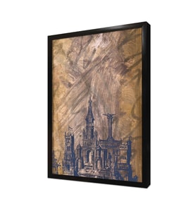 Kathedral Çerçeveli Mdf Tablo