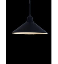 MYLİGHTS  RETRO  SİYAH İÇİ SARI METAL SARKIT AVİZE 37 CM