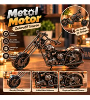 Metal Chopper Motosiklet Biblo