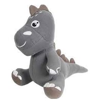 Dada Peluş Oyuncak Dino Gri 40 Cm (Çok Renkli)