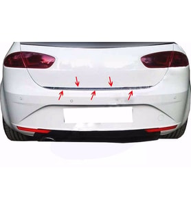 Seat Leon 2 Facelift Bagaj Alt Çıtası Krom 2010-2012