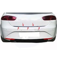 Seat Leon Uyumlu 2 Facelift Bagaj Alt Çıtası Krom 2010-2012