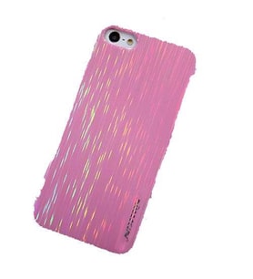 Nillkin iPhone SE/5S/5 ile Uyumlu Colorful Sert Kauçuk Kılıf Pembe