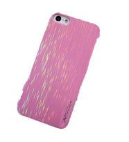 Nillkin iPhone SE/5S/5 ile Uyumlu Colorful Sert Kauçuk Kılıf Pembe