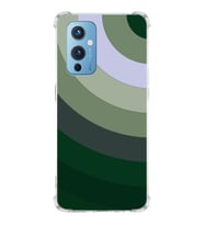PrintiFy OnePlus 9 Uyumlu Köşe Korumalı Renk Cümbüşü C Tasarımlı Şeffaf Silikon Kılıf