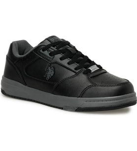 U.S.POLO ASSN PRESTO 3PR SİYAH-SİYAH COMFORT CASUAL SPOR AYAKKABISI