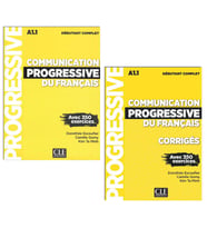 Communication progressive du français A1.1  Avec 350 exercices  Livre + Corriges + Audios