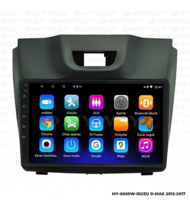 Isuzu Dmax 9 inç Android Navigasyon ve Multimedya Sistemi 2012-2017