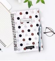 Kişiye Özel Defter, Metal Gümüş Renk Kalem Hediye Seti