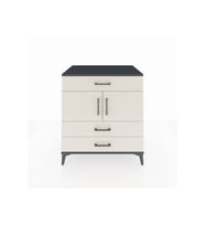 Kronos Şifonyer 2 Raflı 3 Çekmeceli 2 Kapaklı 88x59x96 Antrasit-Aytaşı