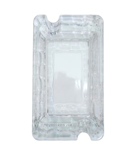 PremiumQuality Şeffaf Kristal Desenli İkili Puro Küllüğü - TR9749