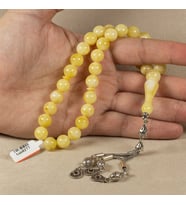 Damla Kehribar (925 Ayar Gümüş Püsküllü)