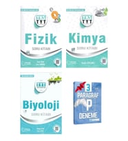 YKS TYT Fizik Kimya ve Biyoloji Soru Kitabı