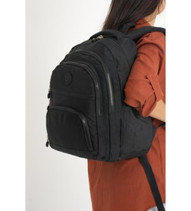 Ultra Hafif Orta Boy Sırt Çantası Unisex Siyah (Model: 571-3C)