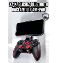 X3 Gamepad Oyun Kolu Bluetooth Bağlantılı Gamestick Android Uyumlu