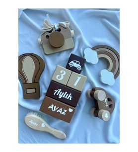 Anne bebek Çekim Dekor Obje set