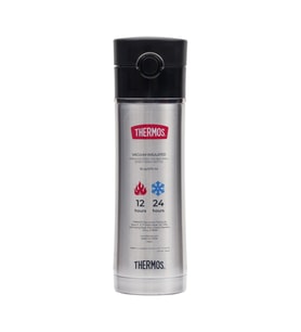 Thermos NS403BK Filter Çay Demleme Aparatlı Mug 0,47L - Siyah/Krom