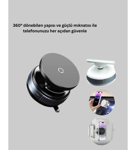 Vakumlu Manyetik Araç İçi Telefon Standı
