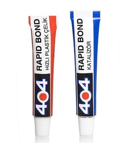 404 Rapid Epoksi Plastik Çelik Yapıştırıcı 16 Gr