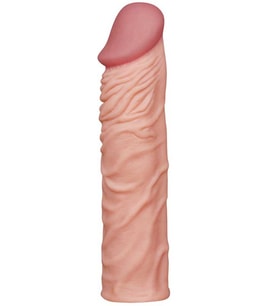 X Tender Gerçekçi Dokulu Penis Kılıfı 5 cm Uzatmalı