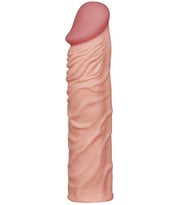 X Tender Gerçekçi Dokulu Penis Kılıfı 5 cm Uzatmalı