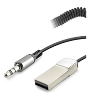 Aux Bluetooth Ses Alıcı Adaptör Dahili Kablolu Handsfree 3.5Mm - Siyah HD9005