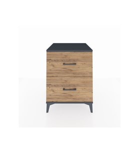 Kronos Komodin 2 Çekmeceli 60x59x80 Antrasit-Çam