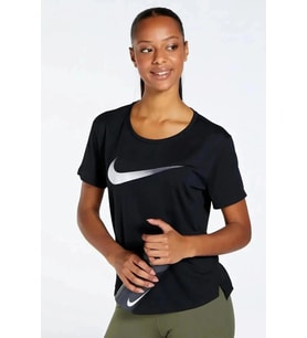 Nike Dri Fit Tee Training Running Tee Sırt Hava Panelli Koşu Spor Antrenman Tişörtü Siyah