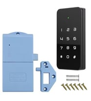 RFID Ve Tuş Panelli Dijital Elektronik Kapı Dolap Kilidi (2'li Paket) (4767)