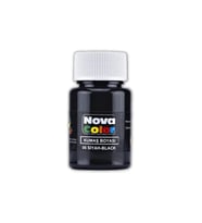 Siyah Kumaş Boyası Tişört Çanta Tekstil Boyası 30 ml 1 Adet Nova Color Kumaş Boyası Siyah 1 Adet (Çok Renkli)