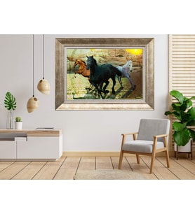 Gümüş Çerçeveli dekoratif Tablo as1506