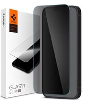 iPhone 17e / 16e / 14 / 13 Pro / 13 ile Uyumlu Cam Ekran Koruyucu GLAS.tR Slim HD Privacy Hayalet - AGL03393 (Spigen TR Garantili)