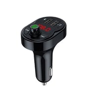 Concord C615  3.1A Çift USB Şarj  Flash Bellek Girişi  Bluetooth Fm Transmitter (Siyah)